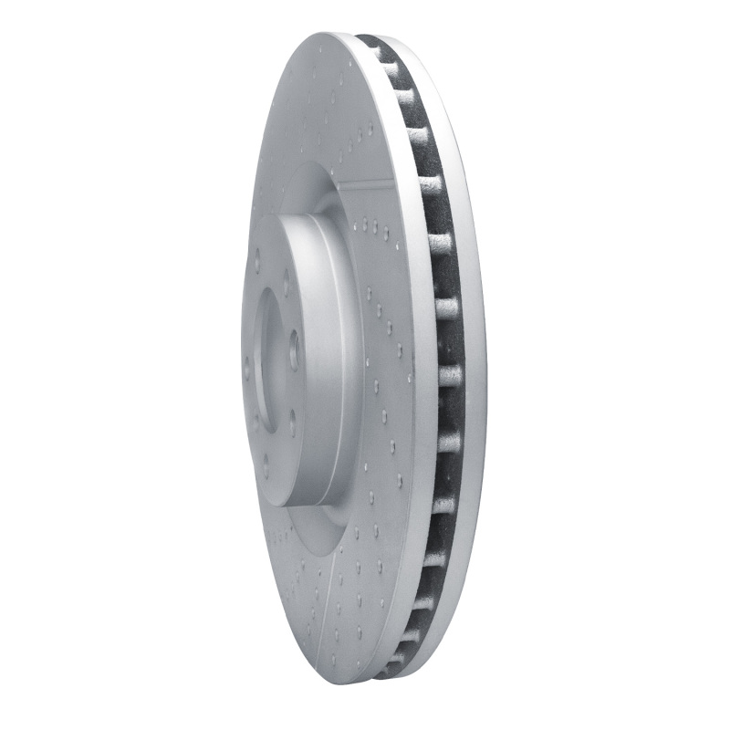 Mercedes-Benz G63 AMG Brake Rotor (1) - Front - R1 Concepts - GeoSPEC Coated Rotor - Drilled and Slotted - `13-`18
